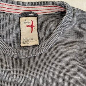 Relwen Bi-Waffle Thermal Crew - Carbon - Size L